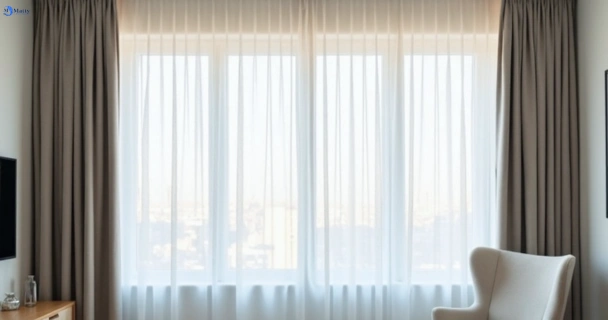 Freshly steam cleaned curtains in drewvale QLD
