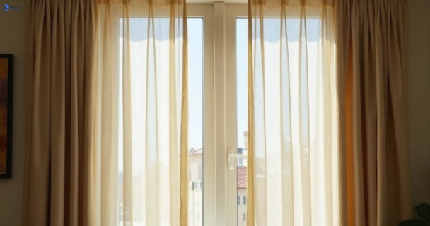 Dusty and dull curtains in drewvale before steam cleaning